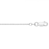 Sterling Silver Cable Link Chain 18