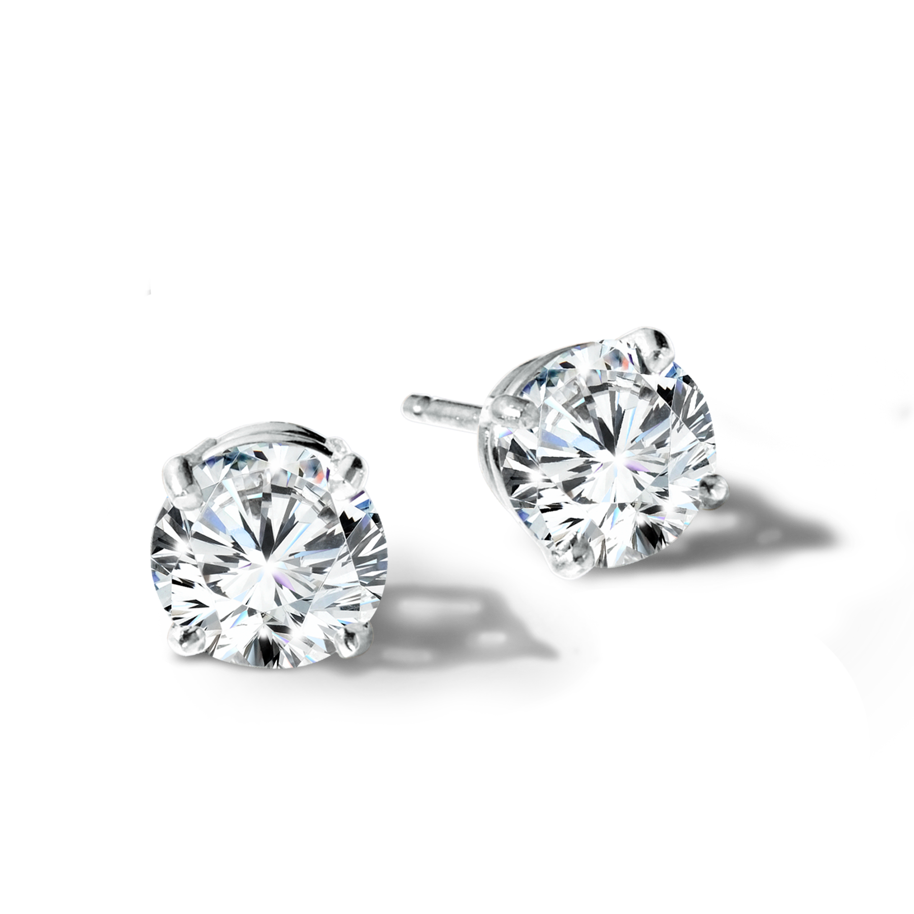 14k White Gold 1.5ct Tdw Lab Grown Diamond Earring
