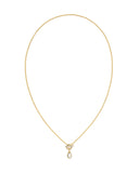Kendra Scott Mini Elisa Toggle Pendant- Goldtone with Ivory Mother of Pearl