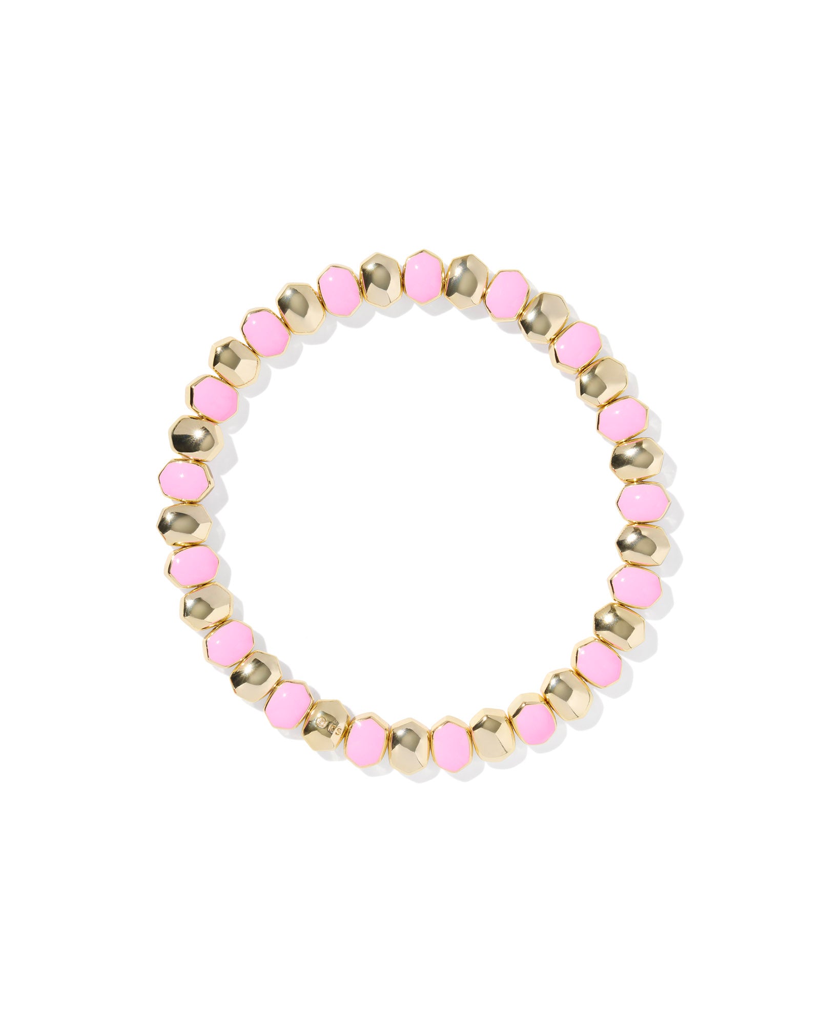 Kendra Scott Daphne Stretch Bracelet- Goldtone & Light Pink
