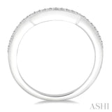 1/6 ctw Round Cut Diamond Wedding Band in 14K White Gold