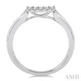1/20 ctw Round Cut Diamond Wedding Band in 14K White Gold