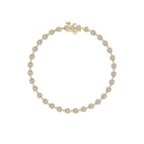 Bezel Strand Bracelet