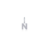 Letter N Charm Pendant