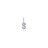 Letter S Charm Pendant