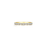 Baguette Half-Eternity Band