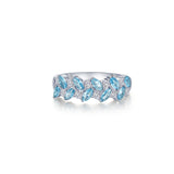 Blue Leaf Canopy Ring