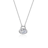 Oval Lock Necklace