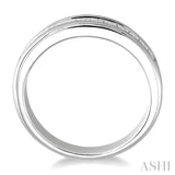 1/4 Ctw Princess Cut Diamond Wedding Band in 14K White Gold