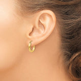 10k Yellow Gold Hoop Earrings - 2mm