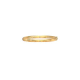 14K Yellow Gold Florentine Domed Bangle Bracelet – 7" | 5mm