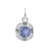 Sterling Silver September Birthstone Charm