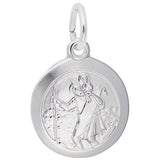 Sterling Silver St. Christopher Medal Charm