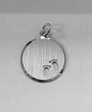 Sterling Silver Footprint Charm