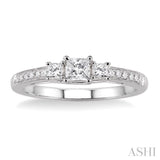 Past Present & Future Diamond Engagement Ring