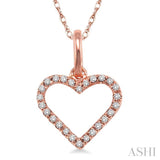 Heart Shape Diamond Pendant