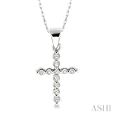 Cross Petite Diamond Pendant