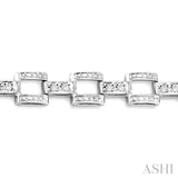 Bar Link Diamond Bracelet