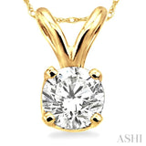 Diamond Solitaire Pendant