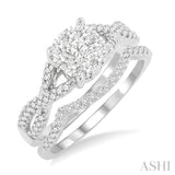 Lovebright Diamond Wedding Set