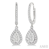 Pear Shape Lovebright Essential Diamond Earrings