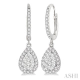 Pear Shape Lovebright Essential Diamond Earrings