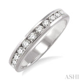 Channel Set Diamond Wedding Band