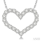 Heart Shape Diamond Necklace