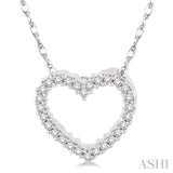 Heart Shape Diamond Pendant