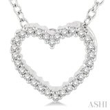 Heart Shape Diamond Pendant