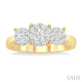 Past Present & Future Lovebright Essential Diamond Engagement Ring