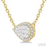 Pear Shape Lovebright Essential Diamond Necklace