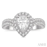 Pear Shape Diamond Engagement Ring