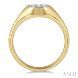 Lovebright Essential Diamond Signet Ring