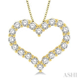 Heart Shape Diamond Pendant