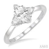 Marquise Shape Diamond Engagement Ring