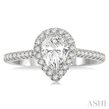 Pear Shape Diamond Engagement Ring