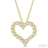 Heart Shape Diamond Pendant