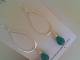 Sterling Silver Magnesite Earrings