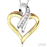 Heart Shape Journey Diamond Fashion Pendant