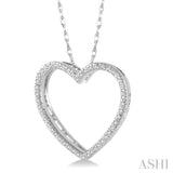 Heart Shape Diamond Pendant