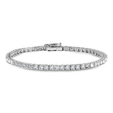 14k White gold Lab Grown Diamond Tennis Bracelet 5ct Tdw