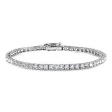 14k White gold Lab Grown Diamond Tennis Bracelet 5ct Tdw