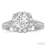 Semi-Mount Diamond Engagement Ring