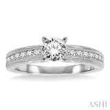 Semi-Mount Diamond Engagement Ring