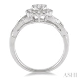 Flower Lovebright Diamond Fashion Ring