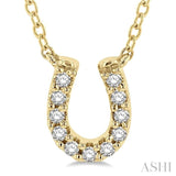 Horseshoe Petite Diamond Fashion Pendant