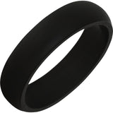 TruBand Silicone Classic Black Ring