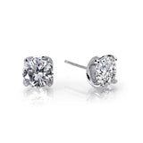 5 CTW Solitaire Stud Earrings