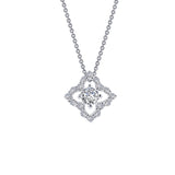 0.49 Ctw Flower Necklace